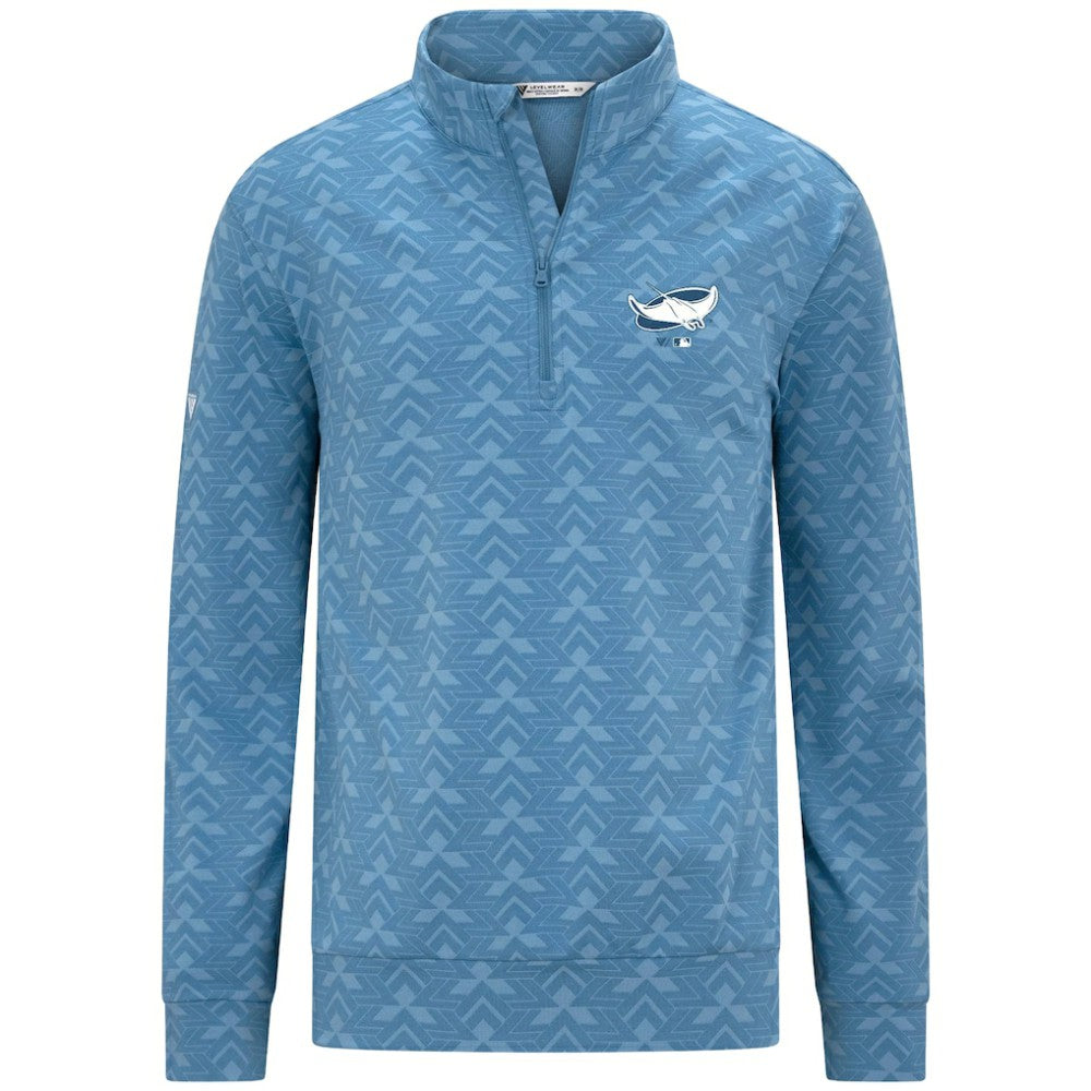 Tampa Bay Rays Levelwear Chameleon Quarter-Zip Pullover - Blue - MLB Lifestyle