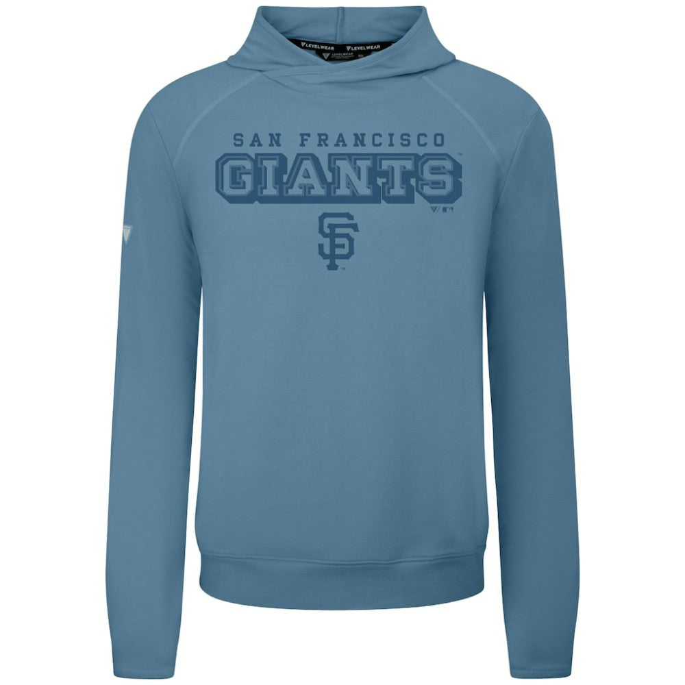 San Francisco Giants Levelwear Mandate Tri-Blend Hoodie - Blue - MLB Discount