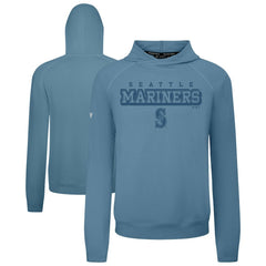 Seattle Mariners Levelwear Mandate Tri-Blend Hoodie - Blue - MLB Discount