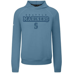 Seattle Mariners Levelwear Mandate Tri-Blend Hoodie - Blue - MLB Discount
