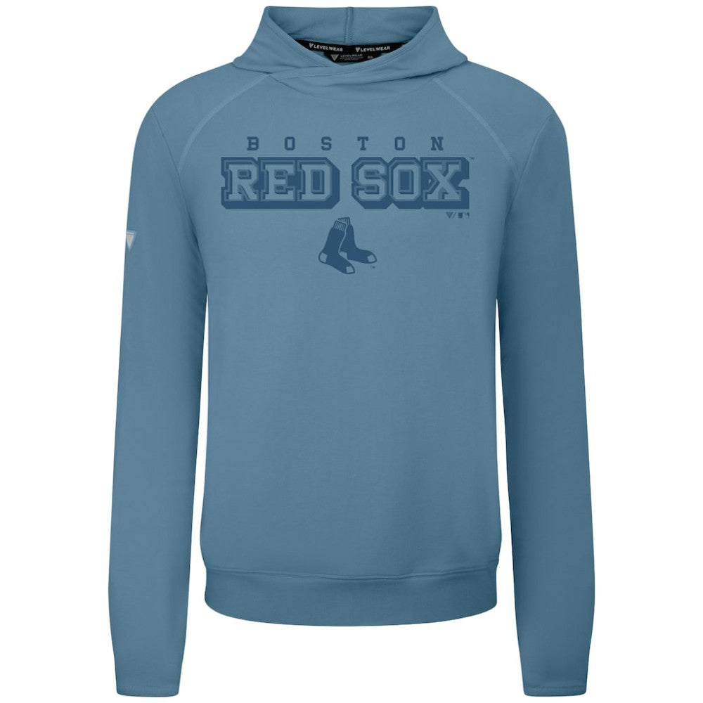 Boston Red Sox Levelwear Mandate Tri-Blend Hoodie - Blue - MLB Sale