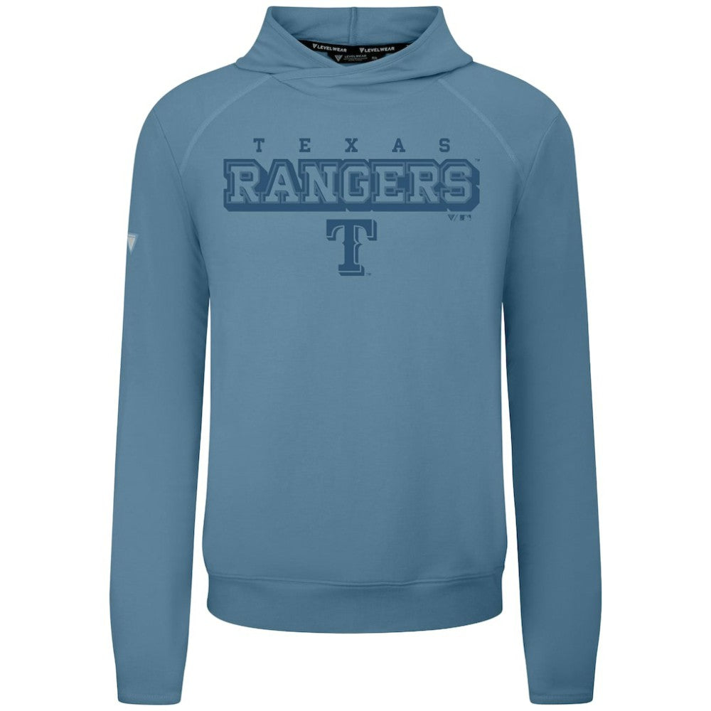 Texas Rangers Levelwear Mandate Tri-Blend Hoodie - Blue - MLB Sale