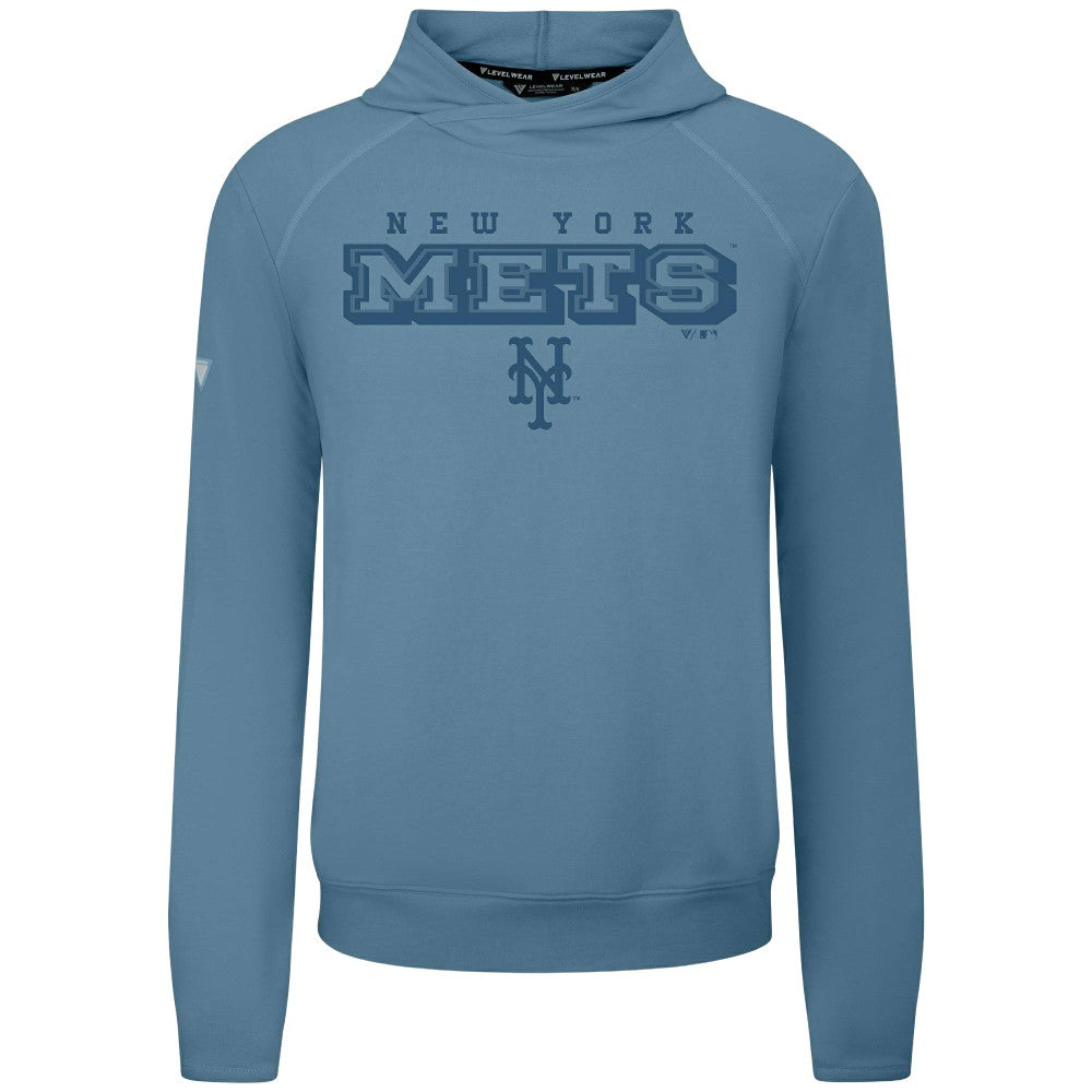 New York Mets Levelwear Mandate Tri-Blend Hoodie - Blue - MLB Online