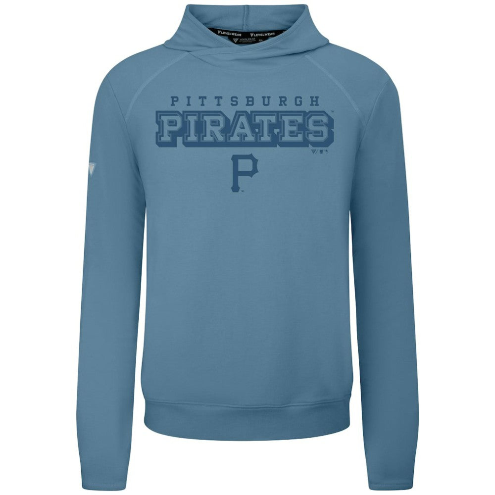 Pittsburgh Pirates Levelwear Mandate Tri-Blend Hoodie - Blue - MLB on Sale