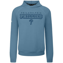 Philadelphia Phillies Levelwear Mandate Tri-Blend Hoodie - Blue - MLB Lifestyle