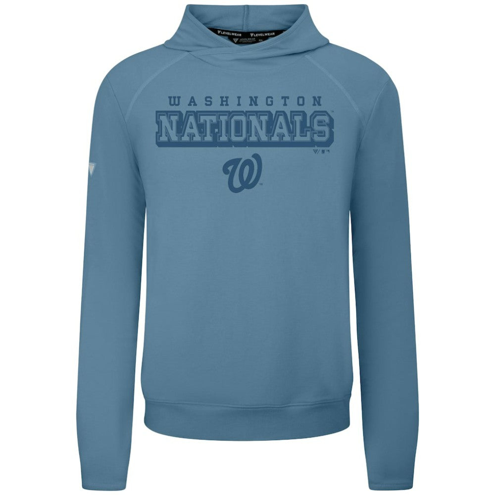 Washington Nationals Levelwear Mandate Tri-Blend Hoodie - Blue - MLB Sale