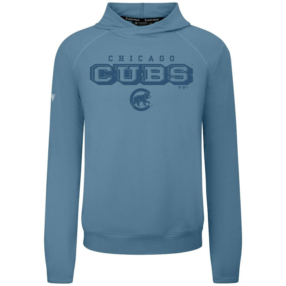 Chicago Cubs Levelwear Mandate Tri-Blend Hoodie - Blue - MLB Online