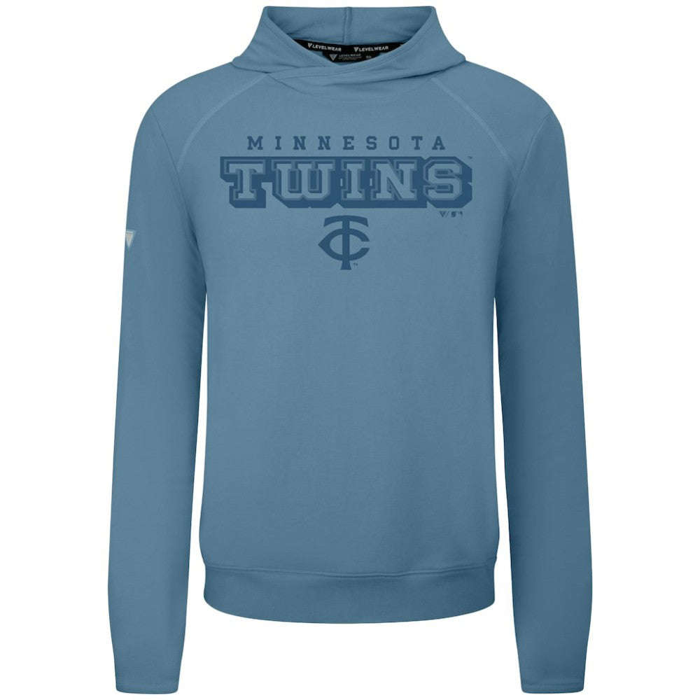 Minnesota Twins Levelwear Mandate Tri-Blend Hoodie - Blue - MLB on Sale