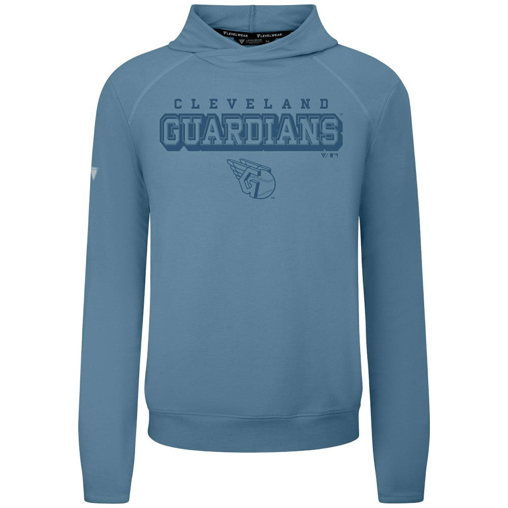 Cleveland Guardians Levelwear Mandate Tri-Blend Hoodie - Blue - MLB Sale