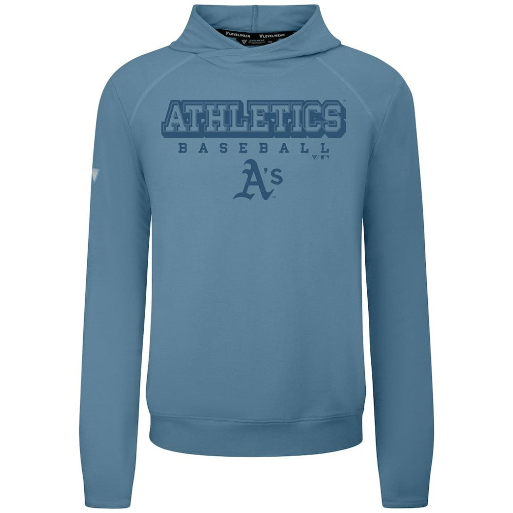 Athletics Levelwear Mandate Tri-Blend Hoodie - Blue - MLB Online