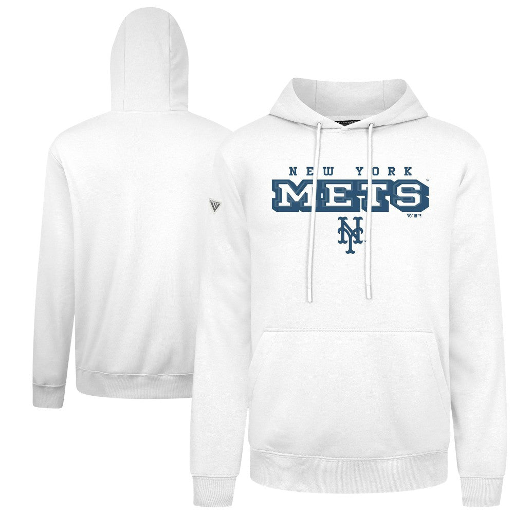 New York Mets Levelwear Podium Hoodie - White - MLB Online