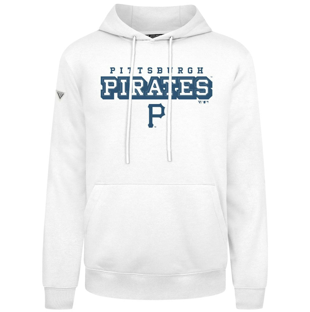 Pittsburgh Pirates Levelwear Podium Hoodie - White - MLB Sale