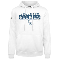 Colorado Rockies Levelwear Podium Hoodie - White - MLB on Sale