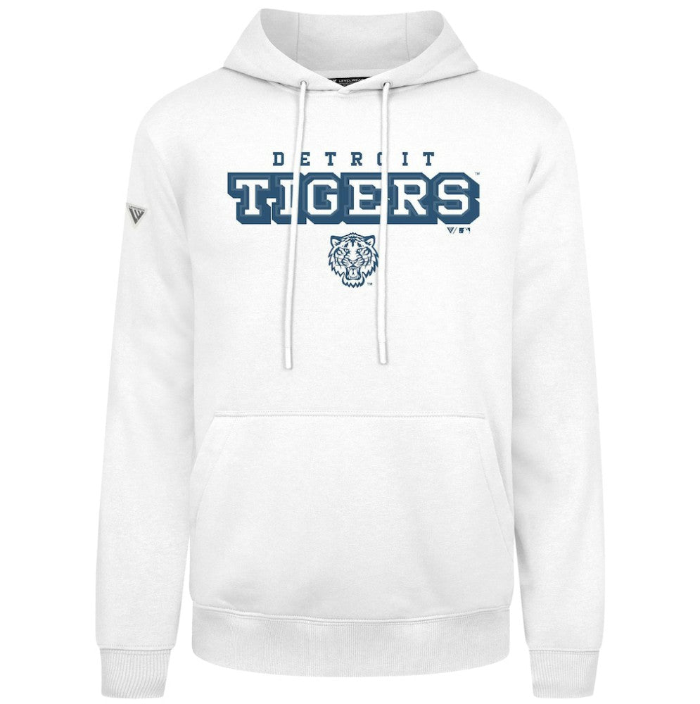 Detroit Tigers Levelwear Podium Hoodie - White - MLB Sale