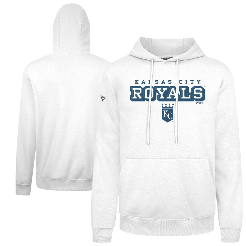 Kansas City Royals Levelwear Podium Hoodie - White - MLB on Sale