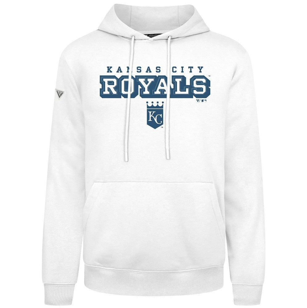 Kansas City Royals Levelwear Podium Hoodie - White - MLB on Sale
