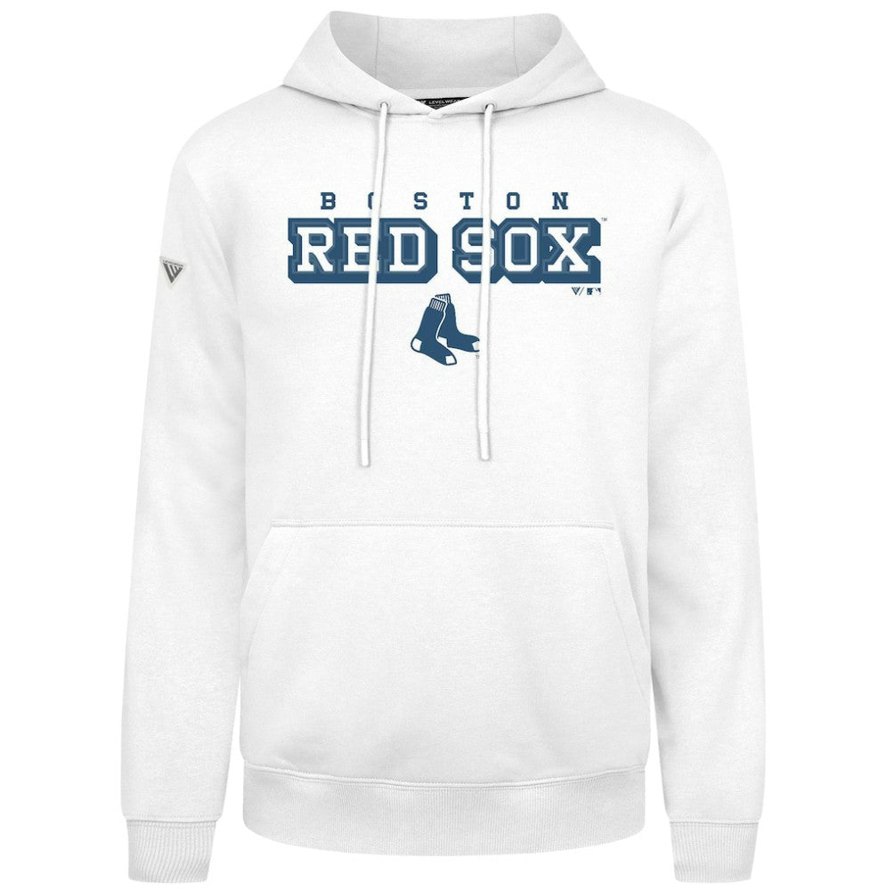 Boston Red Sox Levelwear Podium Hoodie - White - MLB Lifestyle