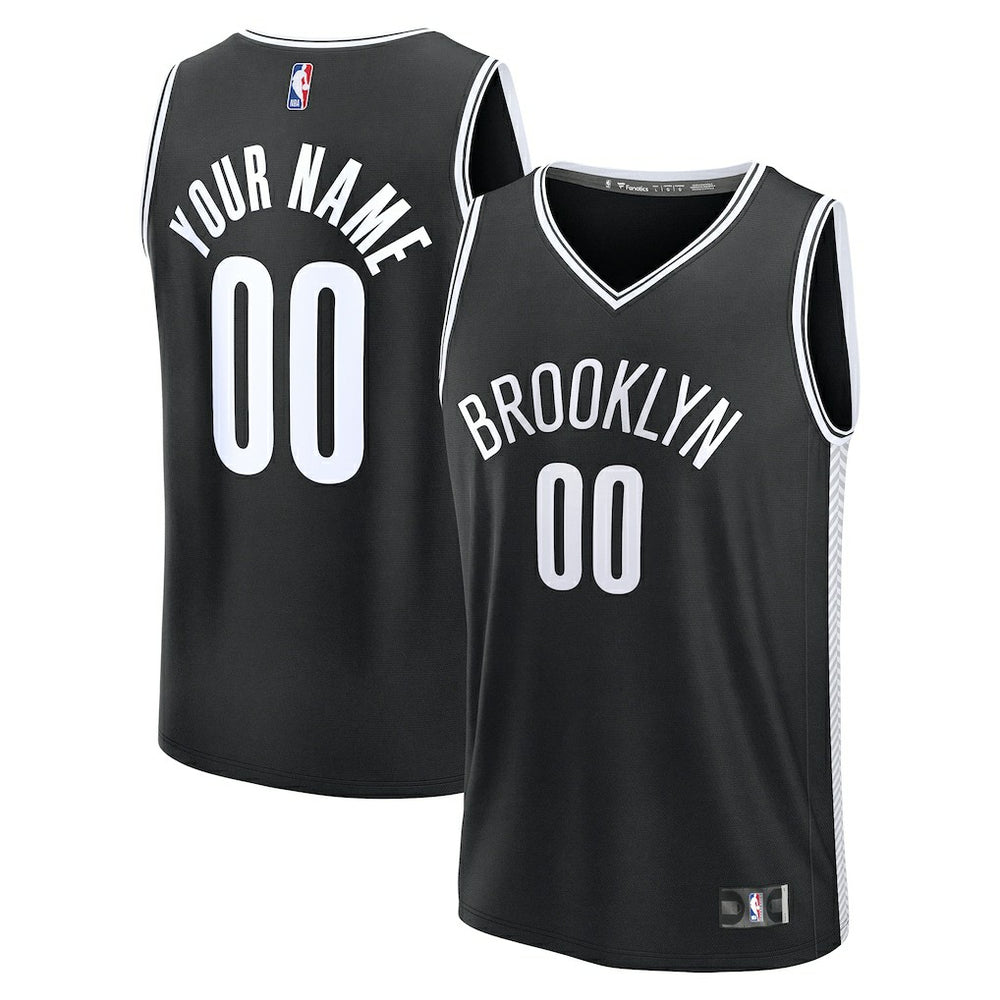 Brooklyn Nets Fast Break Custom Jersey Icon Edition Black | Fanatics Near Me