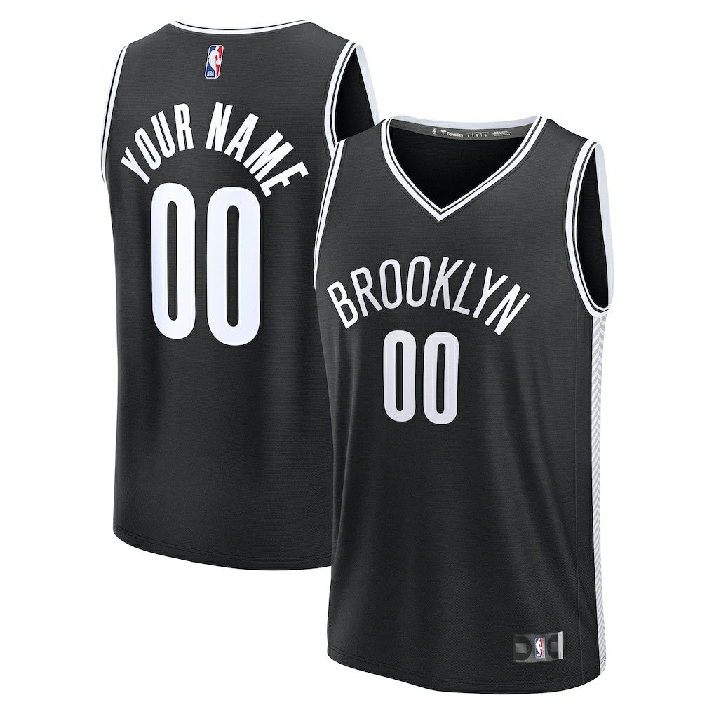 Brooklyn Nets Fast Break Custom Jersey Icon Edition Black | Fanatics Near Me