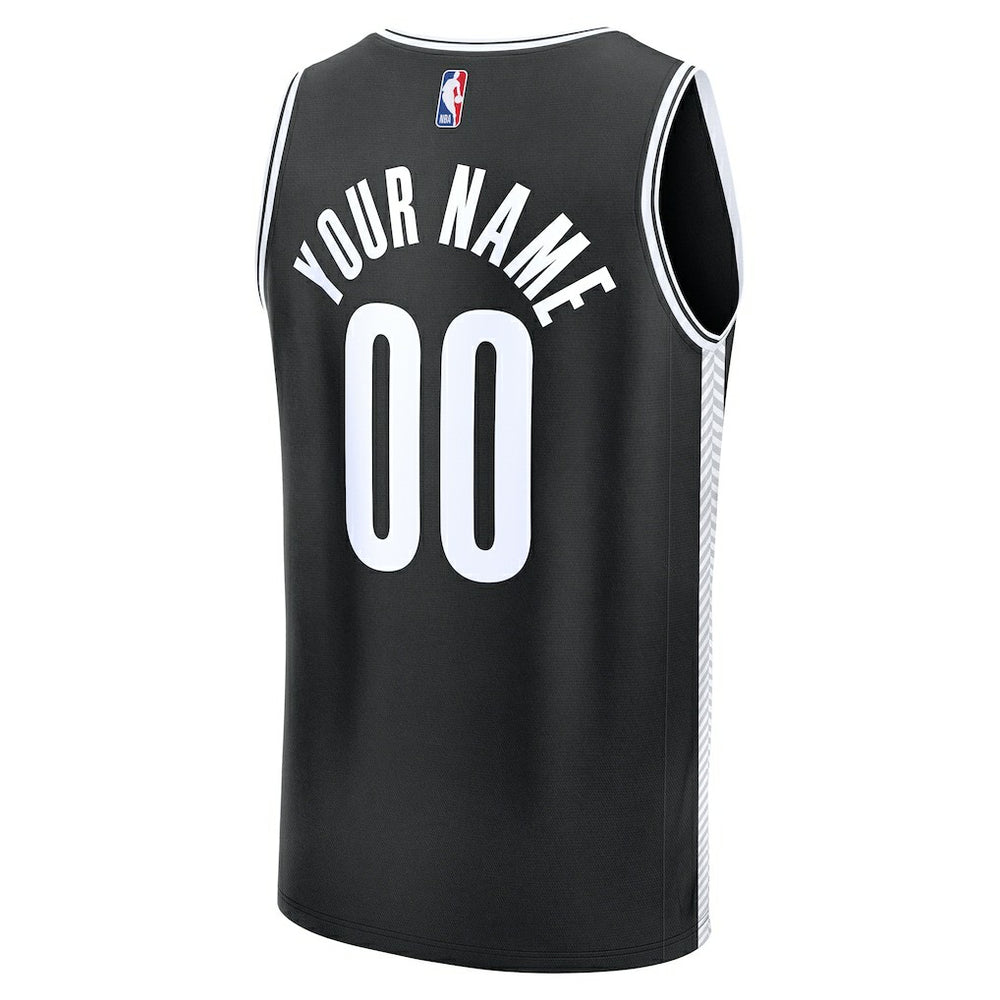 Brooklyn Nets Fast Break Custom Jersey Icon Edition Black | Fanatics Near Me