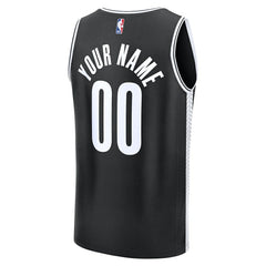 Brooklyn Nets Fast Break Custom Jersey Icon Edition Black | Fanatics Near Me