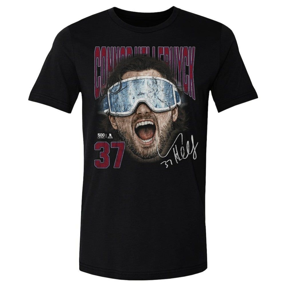 Connor Hellebuyck US Men's Hockey 500 Level Goggles T-Shirt - Black - NHL 203959022