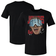 Jack Hughes US Men's Hockey 500 Level Goggles T-Shirt - Black - NHL 203959024