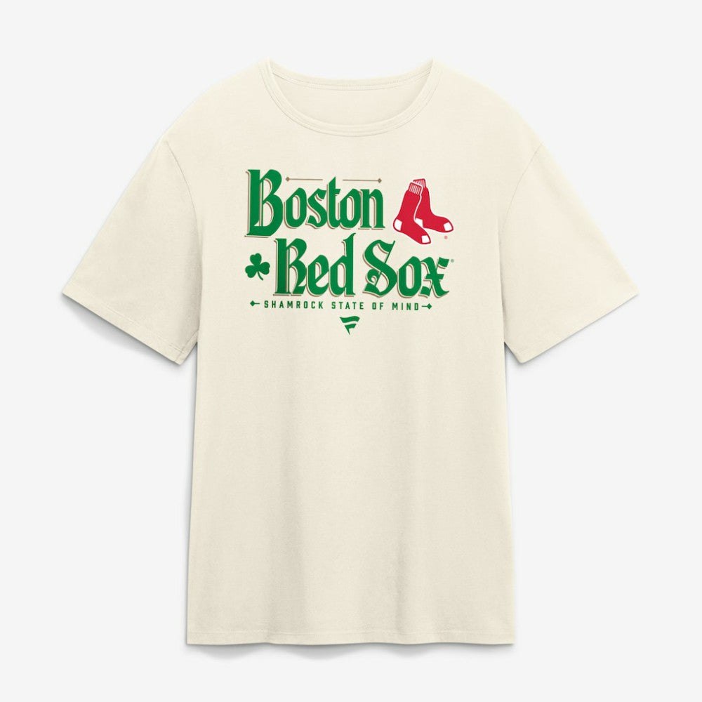 Boston Red Sox Shamrock State Of Mind T-Shirt - Cream - MLB Discount