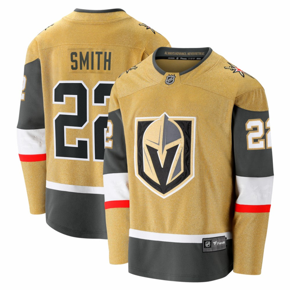 Cole Smith Vegas Golden Knights Fanatics Home Breakaway Jersey - Gold - NHL 203966573