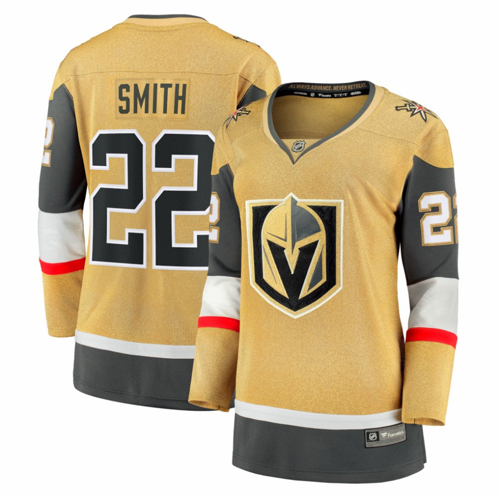 Cole Smith Vegas Golden Knights Fanatics Women's Home Breakaway Jersey - Gold - NHL 203966574
