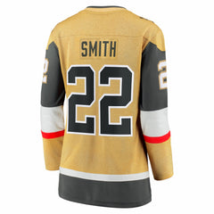 Cole Smith Vegas Golden Knights Fanatics Women's Home Breakaway Jersey - Gold - NHL 203966574