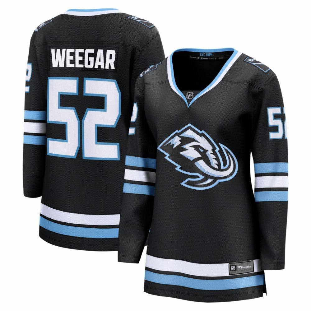 MacKenzie Weegar Utah Mammoth Fanatics Women's Home Breakaway Jersey - Black - NHL 203969160