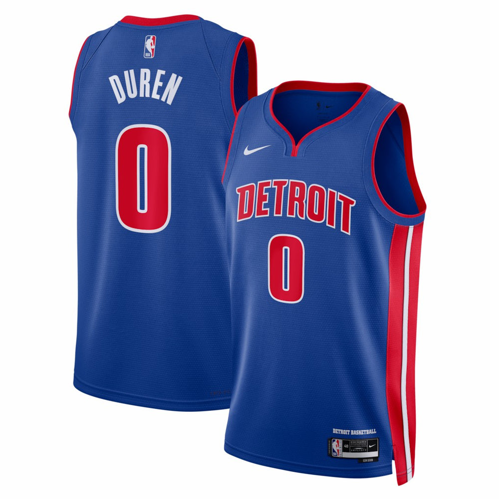 Jalen Duren Detroit Pistons Unisex Swingman Jersey for sale Icon Editi- Blue | Nike for sale