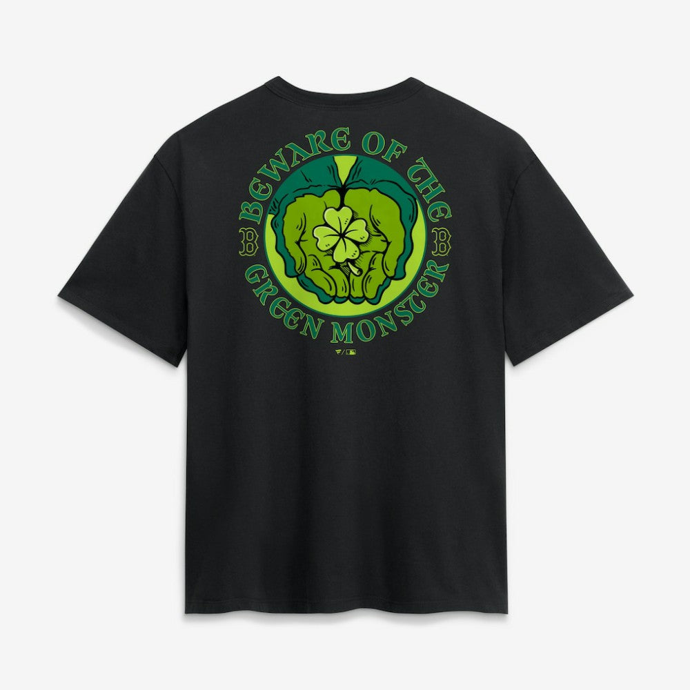 Boston Red Sox Women's Beware of the Green Monster T-Shirt - Black - MLB Discount