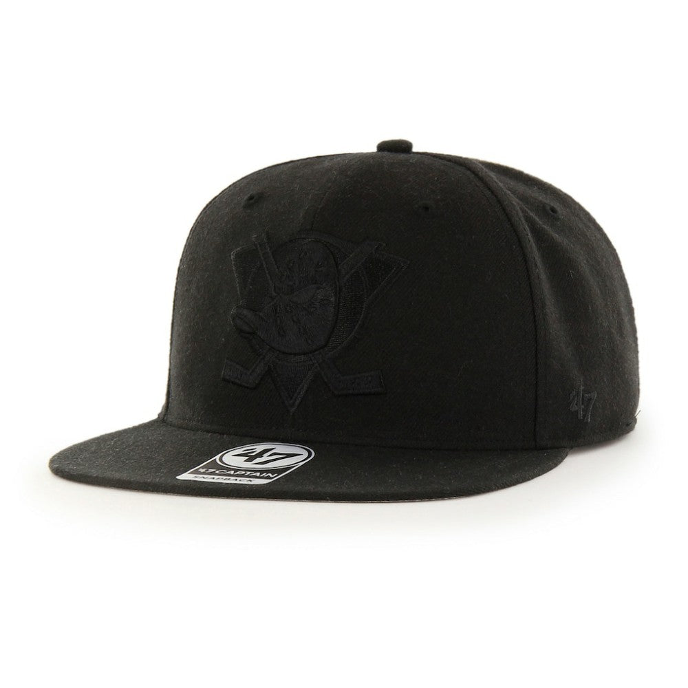 Anaheim Ducks '47 No Shot Captain Snapback Hat - Black - NHL 203972603