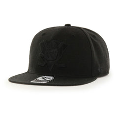 Anaheim Ducks '47 No Shot Captain Snapback Hat - Black - NHL 203972603