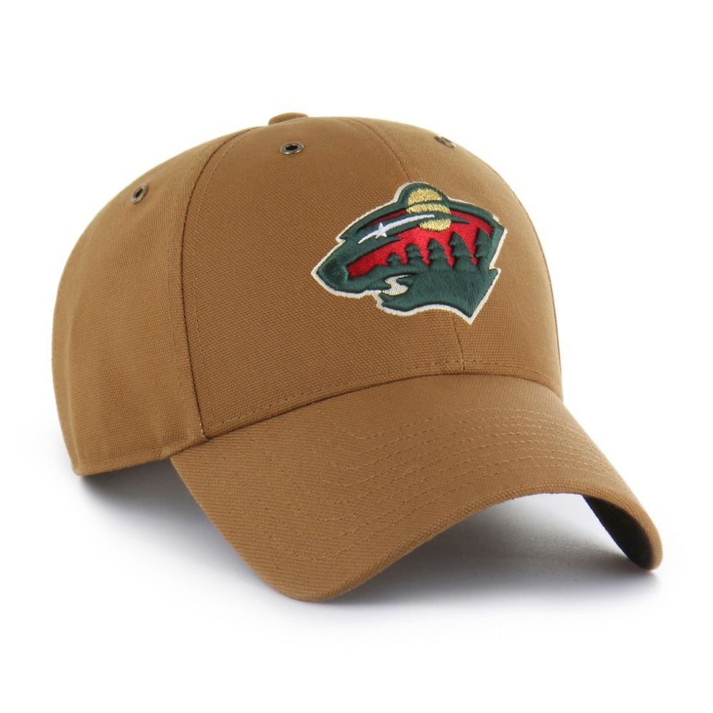 Minnesota Wild Carhartt x '47 MVP Structured Adjustable Hat - Tan - NHL 203972606