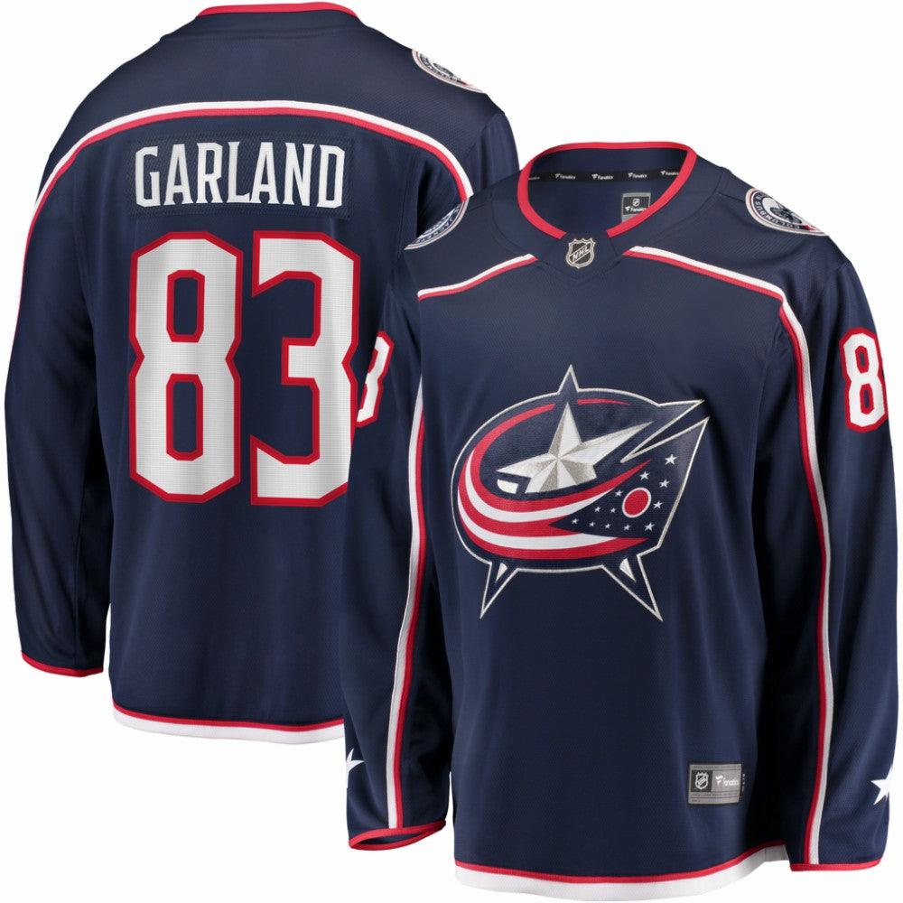 Conor Garland Columbus Blue Jackets Fanatics Home Breakaway Jersey - Navy - NHL 203973204