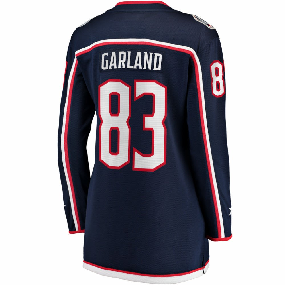 Conor Garland Columbus Blue Jackets Indiana Women's Home Breakaway Jersey - Navy - NHL 203973205