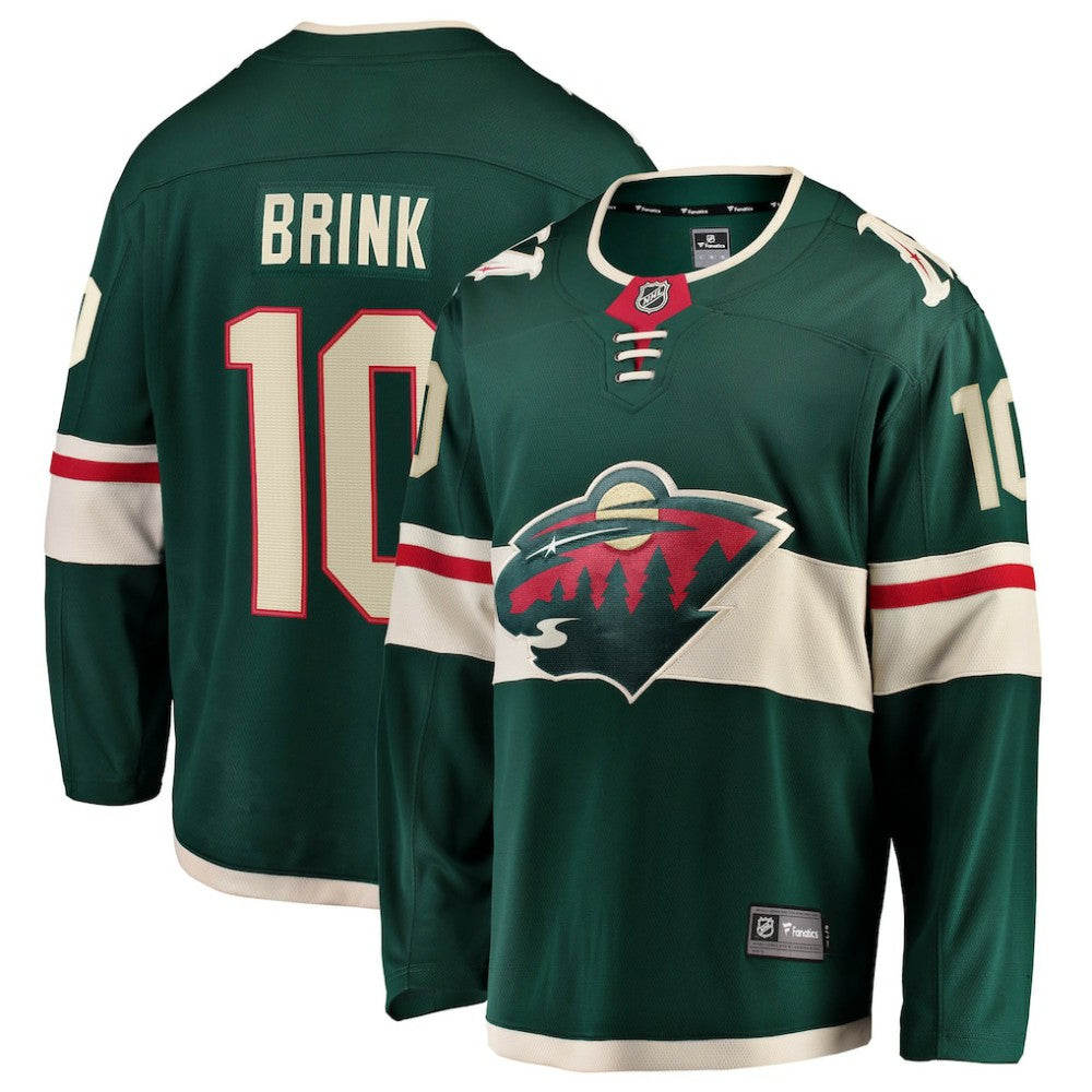 Bobby Brink Minnesota Wild Fanatics Home Breakaway Jersey - Green - NHL 203981535