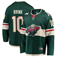 Bobby Brink Minnesota Wild Fanatics Home Breakaway Jersey - Green - NHL 203981535