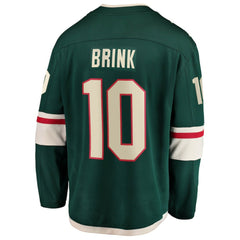Bobby Brink Minnesota Wild Fanatics Home Breakaway Jersey - Green - NHL 203981535