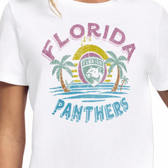 Florida Panthers Starter Women's Tonal Beach T-Shirt - White - NHL 204013632