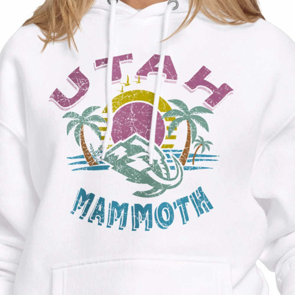 Utah Mammoth Starter Women's Tonal Beach Hoodie - White - NHL 204013664