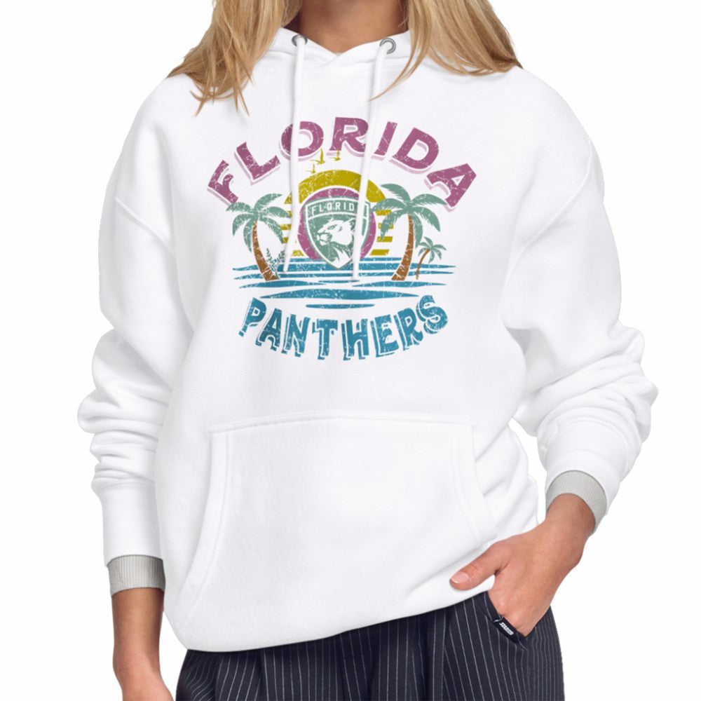 Florida Panthers Starter Women's Tonal Beach Hoodie - White - NHL 204013677