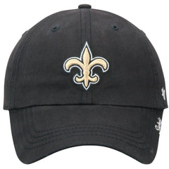 47 brand New Orleans Saints '47 Women's Miata Clean Up Adjustable Hat Black