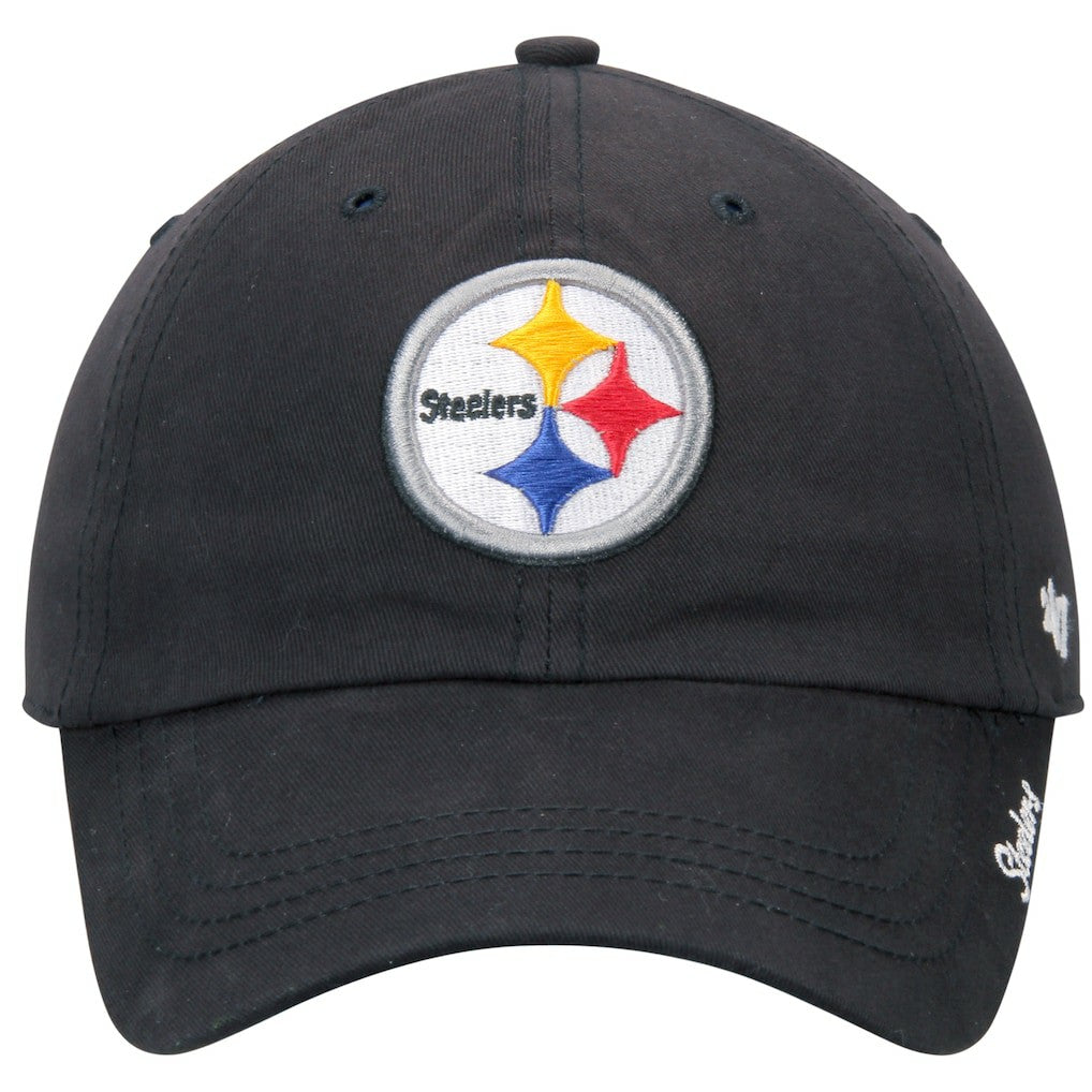 47 brand Pittsburgh Steelers '47 Women's Miata Clean Up Adjustable Hat Black