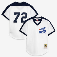 Carlton Fisk Chicago White Sox Mitchell & Ness Authentic Batting Practice Jersey - White - Mitchell & Ness Discount