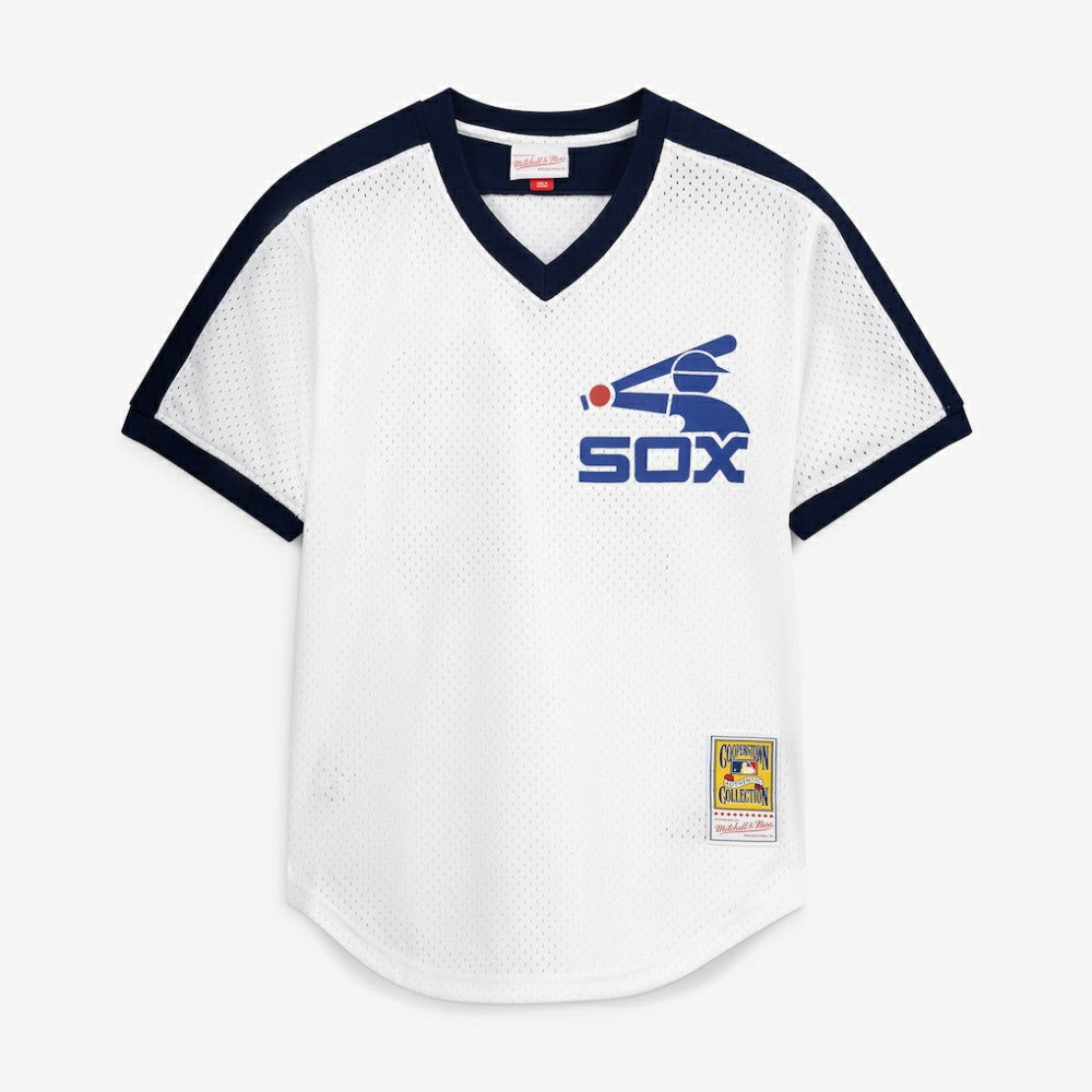 Carlton Fisk Chicago White Sox Mitchell & Ness Authentic Batting Practice Jersey - White - Mitchell & Ness Discount