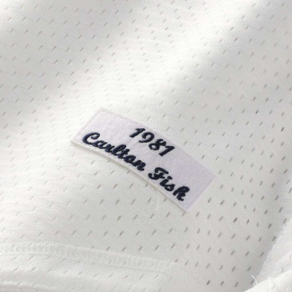 Carlton Fisk Chicago White Sox Mitchell & Ness Authentic Batting Practice Jersey - White - Mitchell & Ness Discount